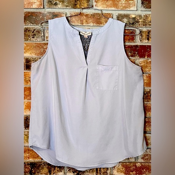 Knox Rose Doily-back Sleeveless Tops, Size XL. This listing is for both tops. - Picture 2 of 9